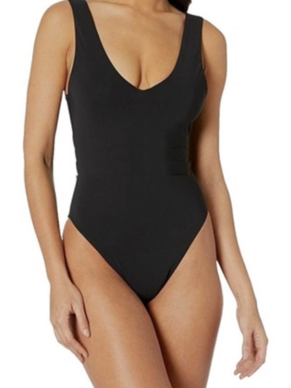 EUC Tory Burch Black V-Neck Swimsuit